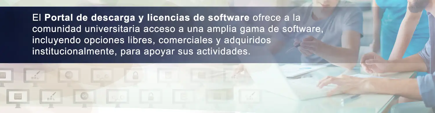 Portal de descargas y licencia de software